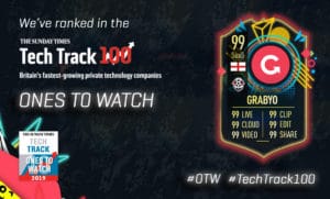Grabyo named in The Sunday Times Tech Track Ones to Watch 2019