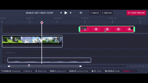 Snapping in video editing with Grabyo Editor