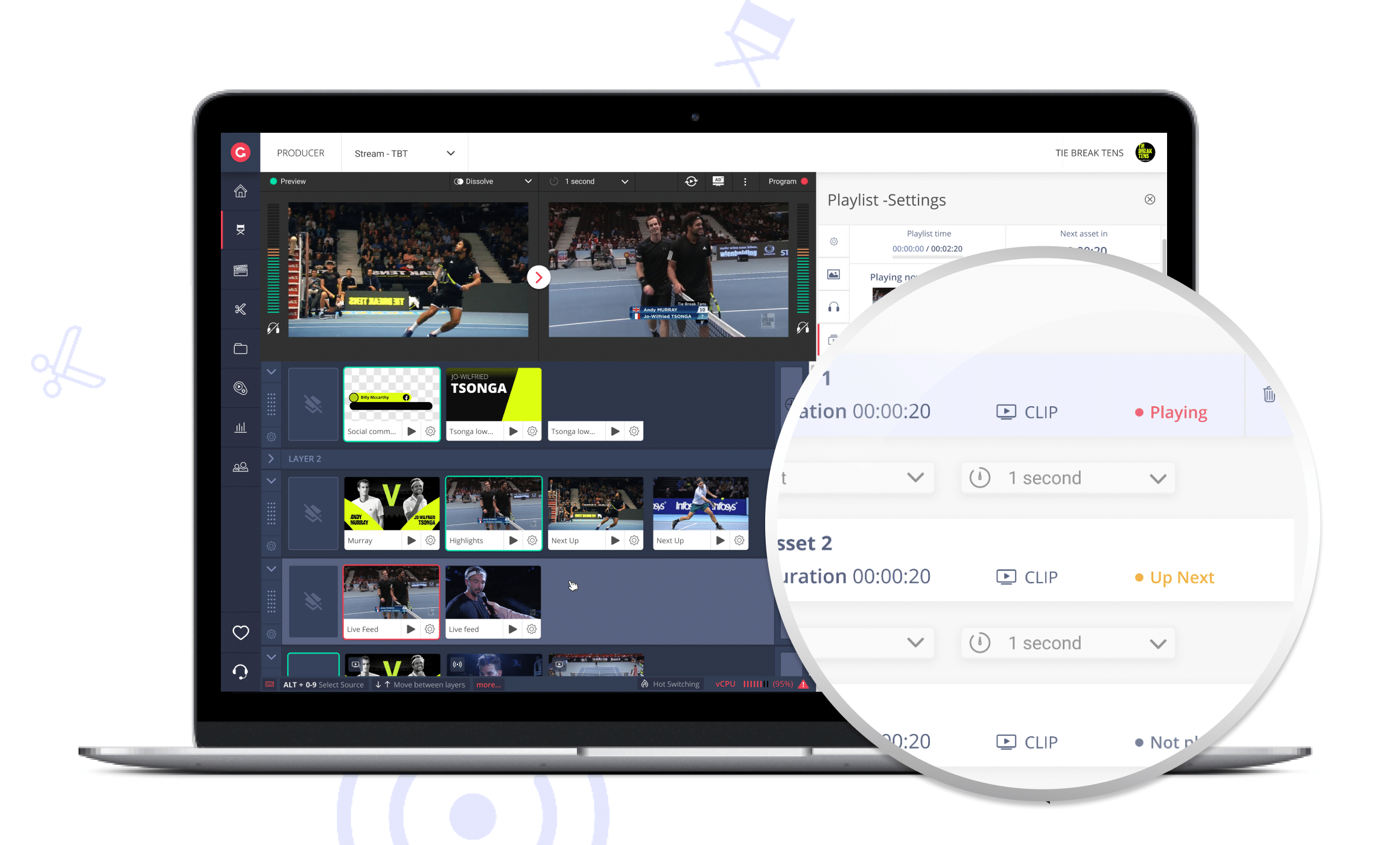 Grabyo adds playlisting to browser-based live video production