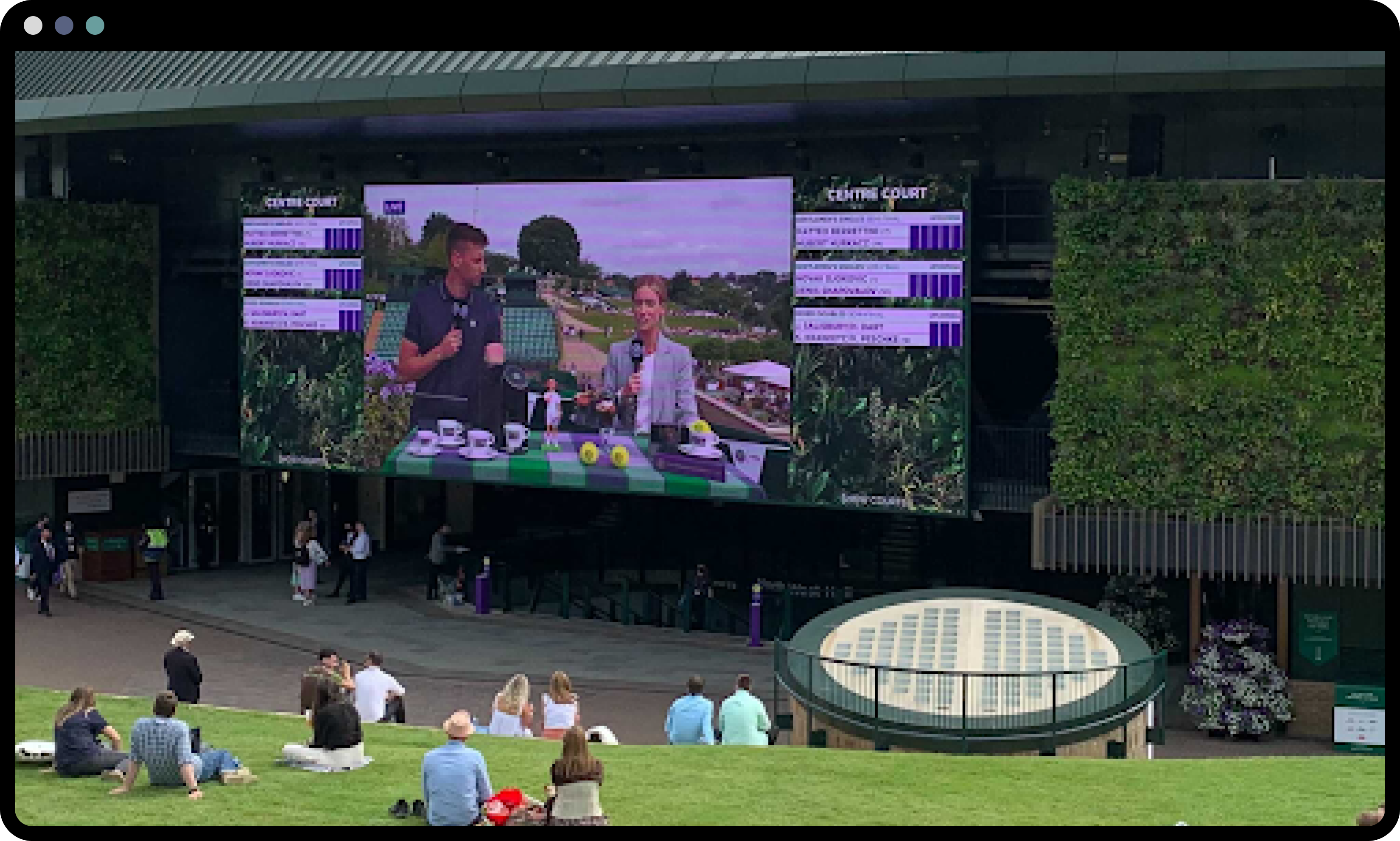 The Championships 2022 at Wimbledon Video production, marking tradition and looking ahead