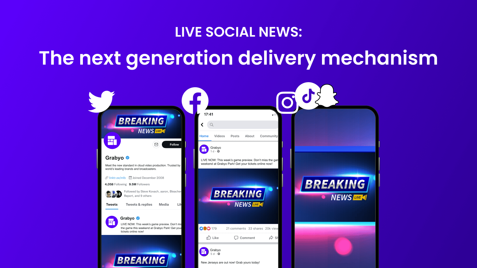 Live social news: The next generation delivery mechanism