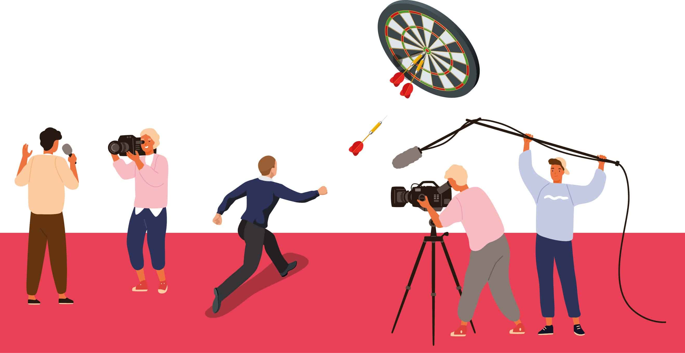 Video Production of Dart player