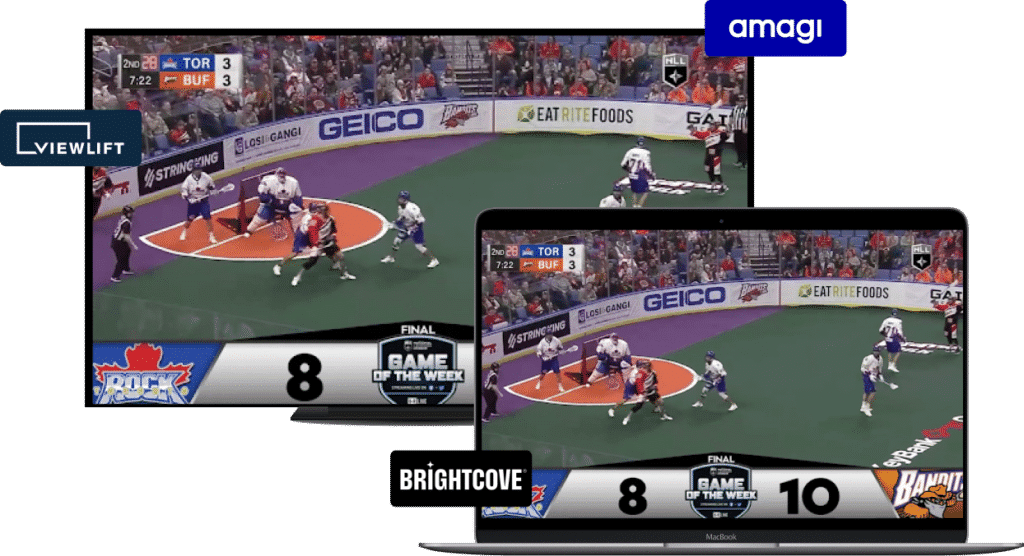 Sports game being broadcasted to FAST and OTT channels.