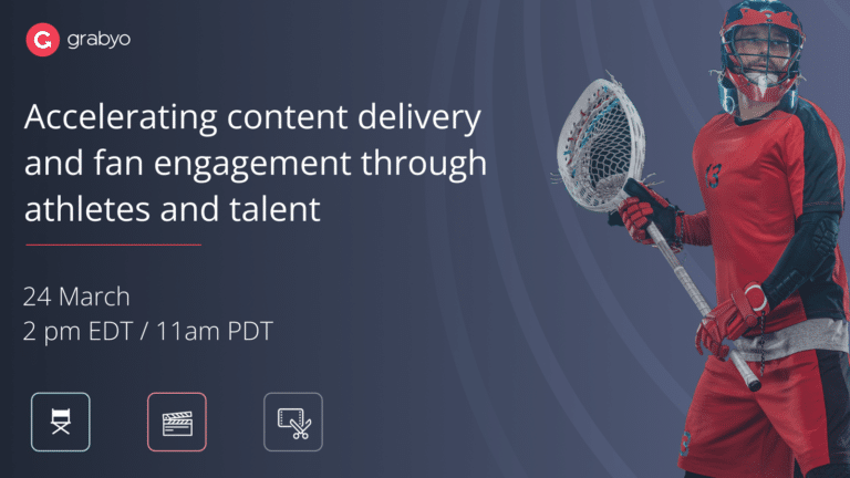 Accelerating content delivery and fan engagement through athletes and talent