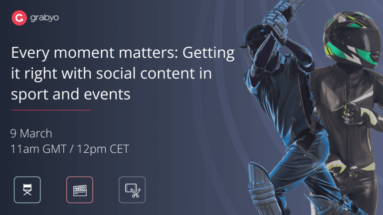 Every moment matters: Getting it right with social content in sport and events