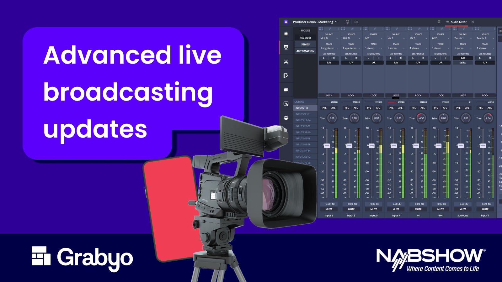 Advanced audio, tally and enhanced switching: Our NAB 2024 updates