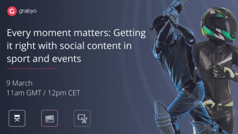 Webinar | Getting it right with social content in sports and events