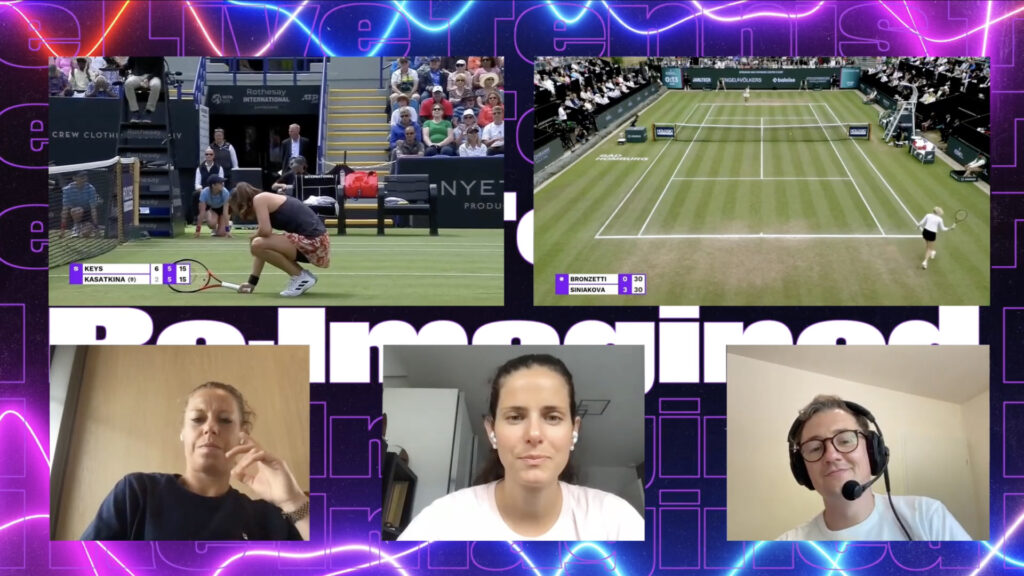 an image depicting an alternate broadcasts from Tennis Channel