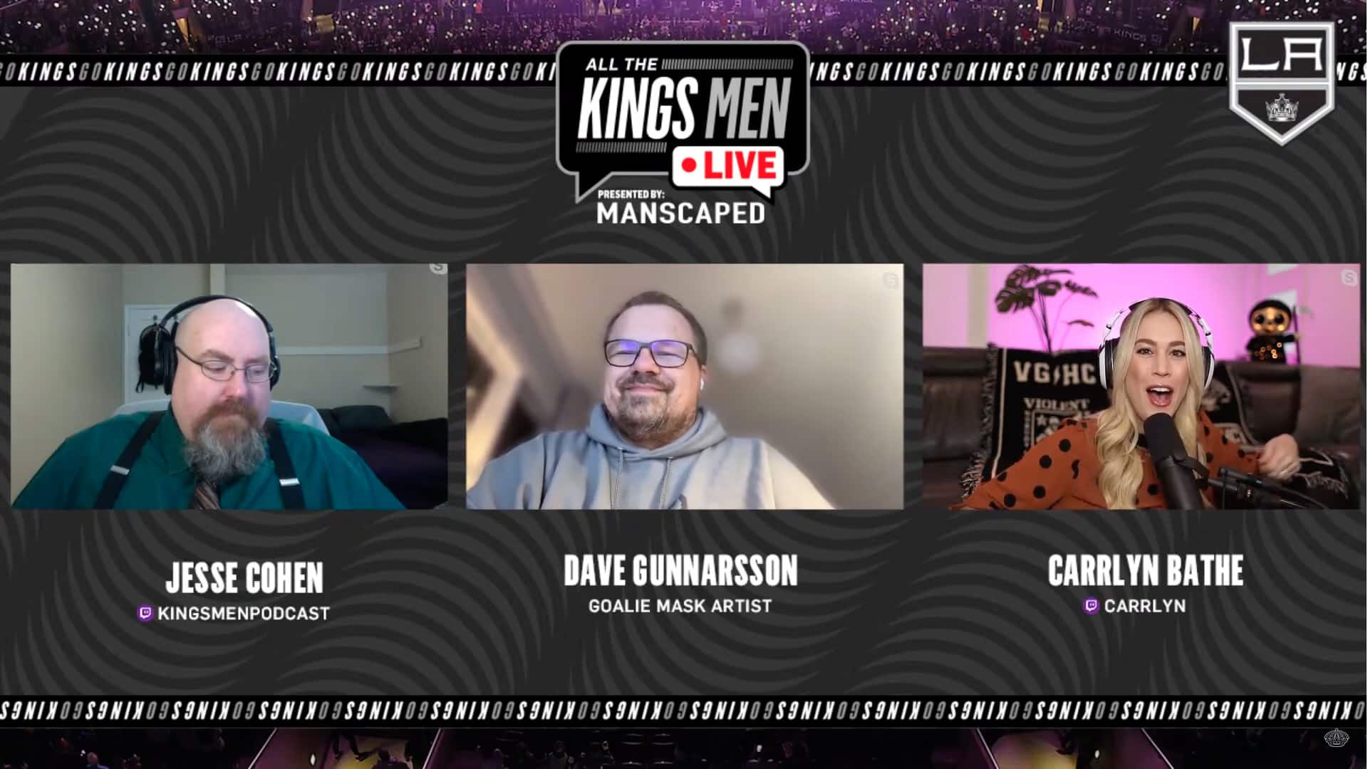 the LA Kings hosting a weekly live digital show with virtual guests