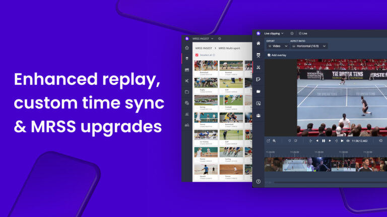 MRSS integration, enhanced replays, custom sync and more Grabyo upgrades