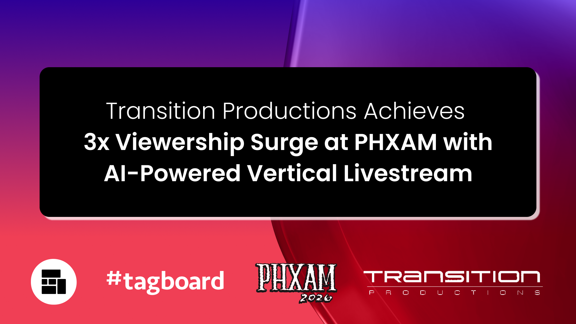 Transition Productions Achieves 3X Viewership Surge at PHXAM with AI-Powered Vertical Livestream